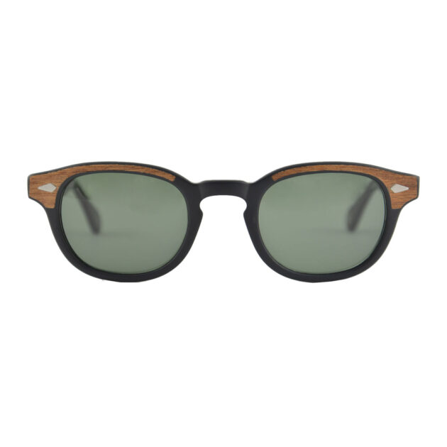 Occhiali da sole Moscot LEMTOSH WOOD – MATTE BLACK – G15 LENSES